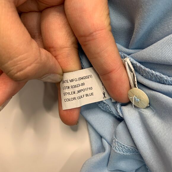 Johnnie O Polo Shirt Mens XL Extra Large Blueberry Short Sleeve Performance Golf - Picture 10 of 12